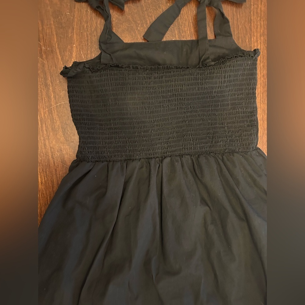 MELISSA NEPTON Black Midi Tie-Shoulder Dress - Picture 7 of 7